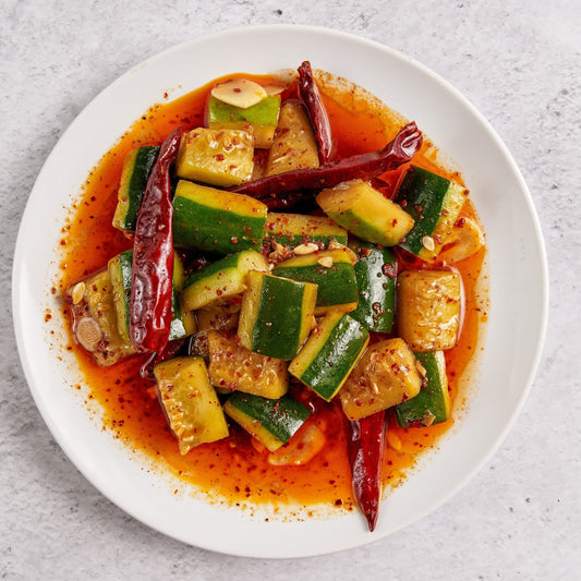 🏆 Spicy Smashed Cucumbers 🍃🌶