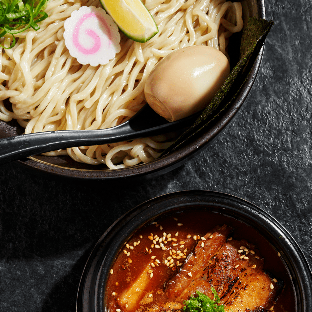 Spicy Gyokai Tsukemen With Tamago 🌶️