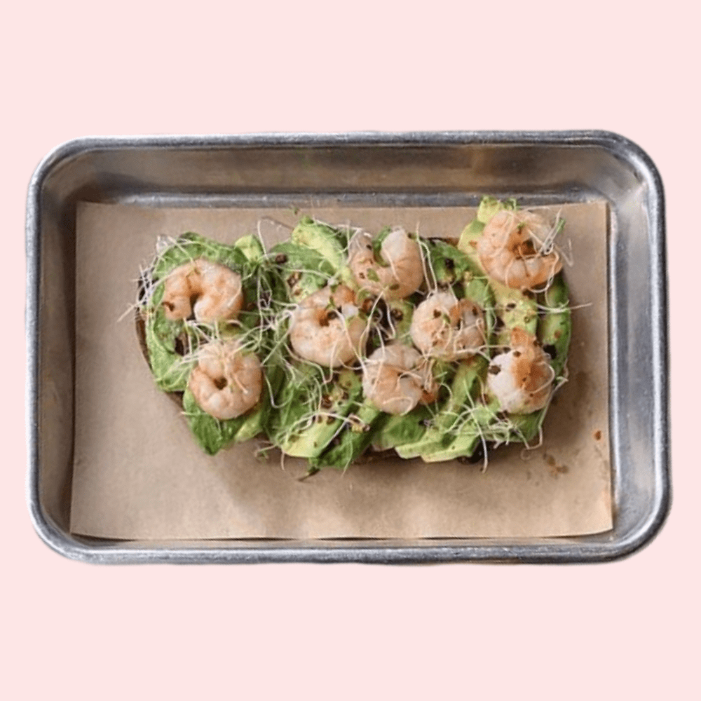 Shrimp Avocado Toast