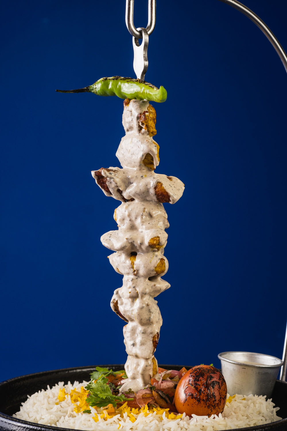 Hanging Truffle Chicken Souvlaki