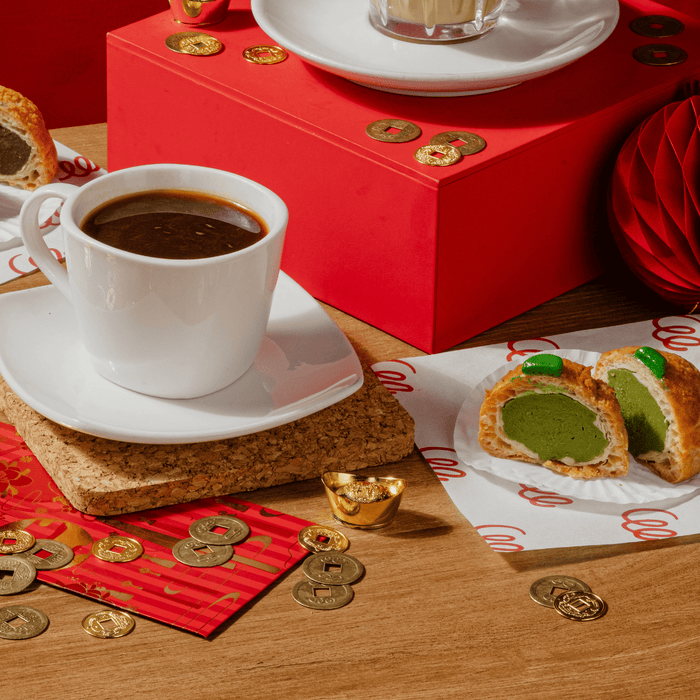 Cream Puff and Espresso + Water