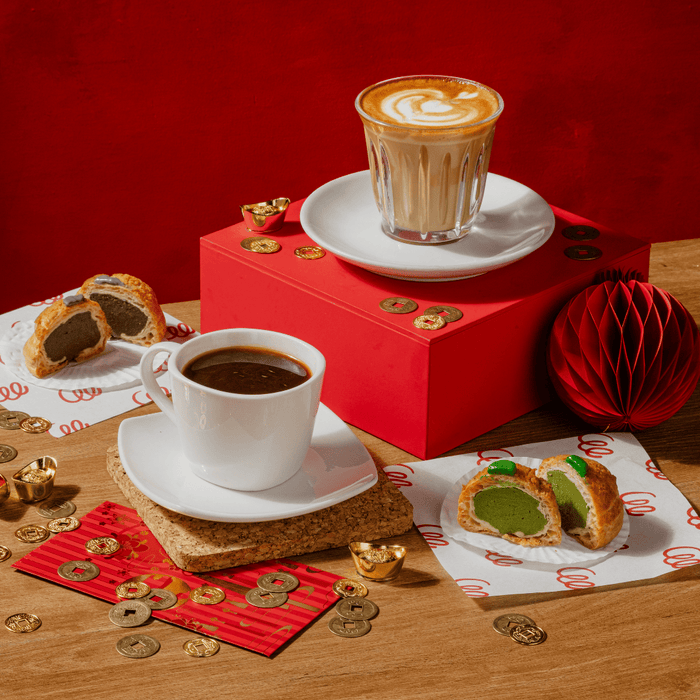 Cream Puff and Espresso + Milk