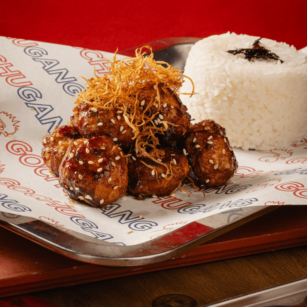 Sweet Spicy Chicken Meatballs