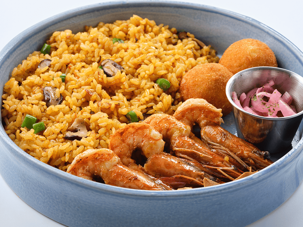 Gambas With Garlic Sauce