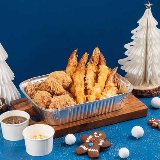 Karaage and Tempura Platter