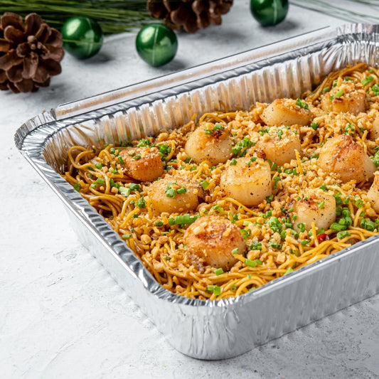 Holiday Promo: 10% off Garlic Noodles Tray with US Scallops